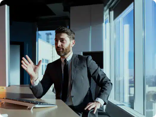 suited person